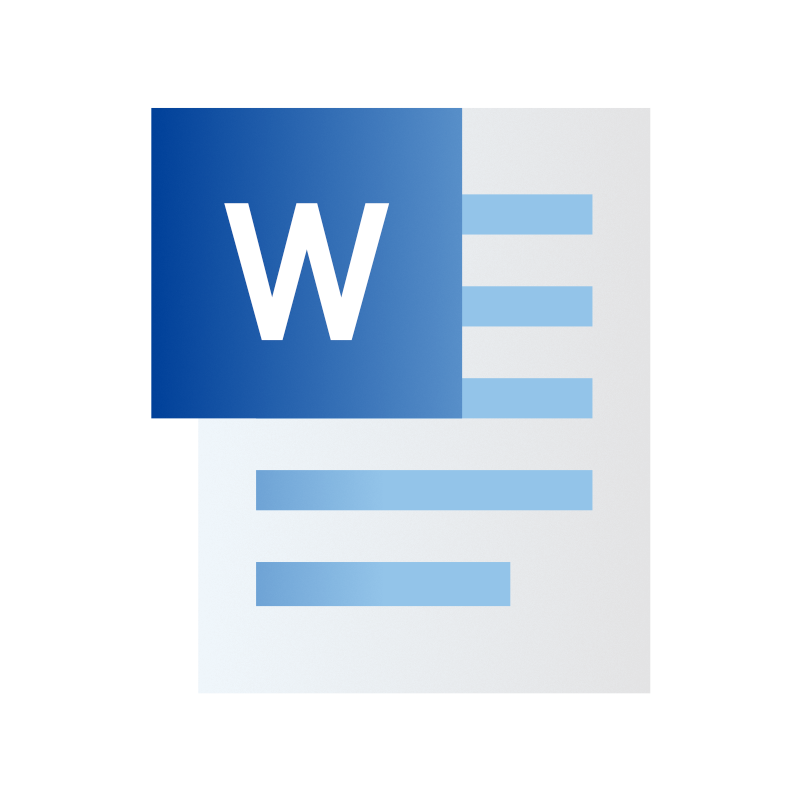 試験依頼書のWordファイル